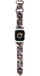 Hello Kitty Silicone Tags Graffiti ružová / Remienok / Apple Watch 38/40/41 mm (HKAWMSDGPTP)