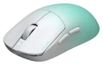 Hator Quasar 3 Ultima zelená / Herná bezdrôtová myš / optická / 30000 DPI / Bluetooth 5.4 / 2.4GHz (HTM761)