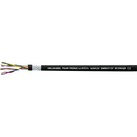 HELU 21145-1000 dátový kábel Li-2YCYv 10 x 2 x 0.5 mm² čierna 1000 m; 21145-1000