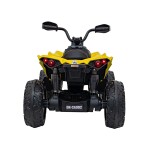Mamido Detská elektrická štvorkolka Maverick ATV 2x200W žltá