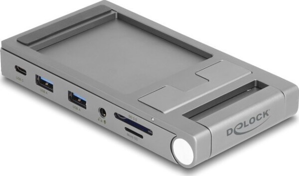 Delock DeLOCK 88199 stacja dokująca Przewodowa USB 3.2 Gen 1 (3.1 Gen 1) Type-C Sivý