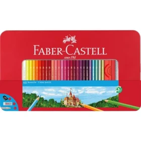 Faber-Castell Pastelky šesťhranná - plechová krabička 60 ks (115894)