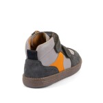 Detské celoročné kožené členkové barefoot topánky LOOP HIGH-TOPS GREY Froddo G2110157-3 - 30