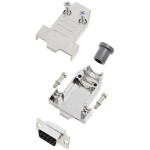 TRU COMPONENTS TCDTNT09MDMSK 7709872 sada D-SUB zásuvková lišta 180 ° Pólov: 9 spájkovaný 1 ks; 7709872