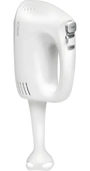 Bomann HM 381 CB biela / Ručný šľahač 2v1 / 300 W / 5 rýchlostí / turbo