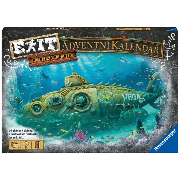 Ravensburger Exit: Adventný kalendár Ponorka