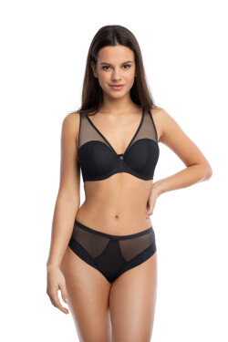 Polovystužená dámska podprsenka semi soft BS 1124 Hera čierna - Gaia 65F