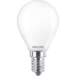 Philips LED 77771500 LED En.trieda 2021 F (A - G) E14 kvapkový tvar 4.3 W = 40 W teplá biela (Ø x d) 4.5 cm x 8.2 cm 2 ks; 77771500