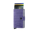 Kožená mini peňaženka Secrid Miniwallet Cleo Lavender