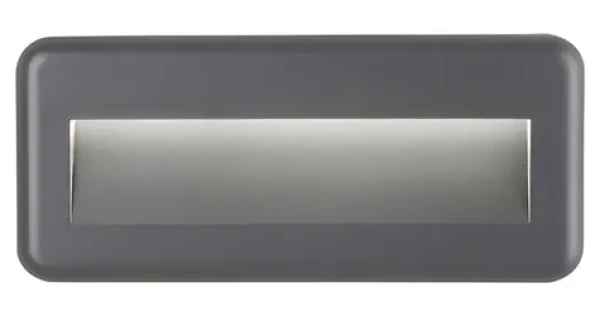 Nova Luce PULSAR STEP GREY 6 / Schodiskové svietidlo / LED / IP54 / 4 W (812102)