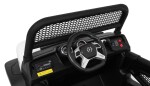 Mamido Detské elektrické auto Buggy 4x4 Mercedes-Benz Unimog biele