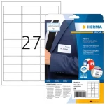 Herma Textilné menovky biele 63,5x29,6 mm / Etikety / Textil / 540 ks / A4 (4511)