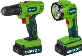 Verto 50G293 20 V 2 x akumulátor 1.5 Ah + batérka
