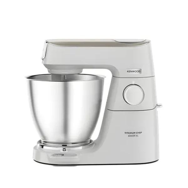 Kenwood Titanium Chef Baker XL biela / Kuchynský robot / 1200 W / 7 l / regulácia rýchlosti / vstavaná váha (KVL65.001WHa)