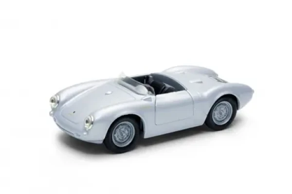 Welly Porsche 550 Spyder 1:34 strieborná
