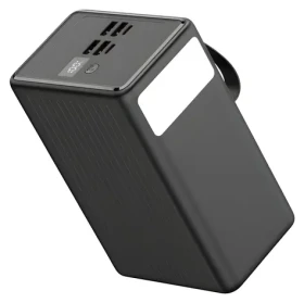 Platinet PMPB8065 čierna / Powerbanka / 80 000 mAh / 65W Power Delivery / 2x USB-C + 4X USB-A / LED svietidlo