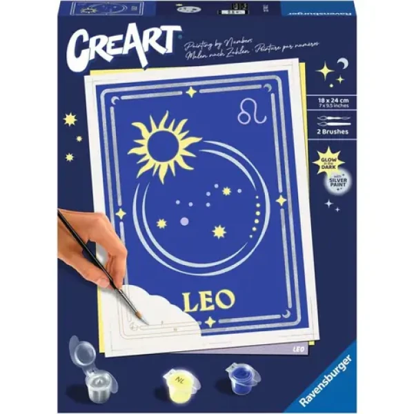 Ravensburger CreArt Znamenie Lev - maľovanie podľa čísel