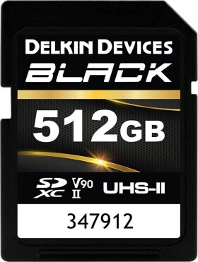 Delkin Black Rugged SDXC 512 GB Class 10 UHS-II V90 (DSDBV90512BX)