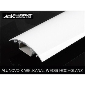 Alunovo HW90-050 káblová lišta (d x š x v) 500 x 80 x 20 mm 1 ks biela (lesklá); HW90-050