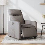 VidaXL vidaXL elektrickýfotel rozkładany, farba taupe, obity tkaniną