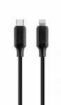 Gembird USB-C 2.0 (M) - Lightning (M) kábel 1.5 m čierna (CC-USB2-CM8PM-1.5M)