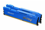 Kingston FURY Beast Blue 8GB (2x 4GB) DDR3 1600MHz / CL10 / DIMM / 1.5V / Non-ECC / Un-Registered (KF316C10BK2/8)