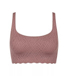 ZERO Feel Bliss Top - BROWN - hnedá 1141 - SLOGGI BROWN M