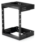 StarTech nástenný rozvádzač 12U čierna / Nástenný rozvádzač / hĺbka 510 mm / nosnosť 90 kg (RK12WALLOA)