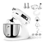 Salente DigiChef+ biela / kuchynský robot / 6 l / 1200W / celokovový / mäsomlynček / digitálny displej (DIGICHEF+)