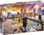 ENJOY Puzzle Bostonský prístav za súmraku, USA