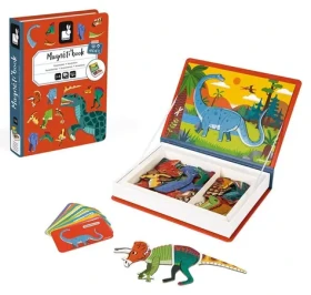 JANOD Magnetická kniha Dinosaury