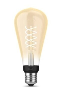 Philips Hue White Filament Edison large E27 7W / múdra LED žiarovka / 580 lm / 2100 k / stmievateľná (929003052301)