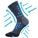 VOXX kompresné ponožky Finish dark blue 1 pár 39-42 116738