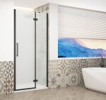 GELCO TRINITY BLACK dvere do niky pravé, 1000 matné sklo, GT1210MR-B GT1210MR-B