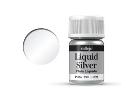 Farba Vallejo Liquid 70790 Silver (Alcohol Based) 35 ml