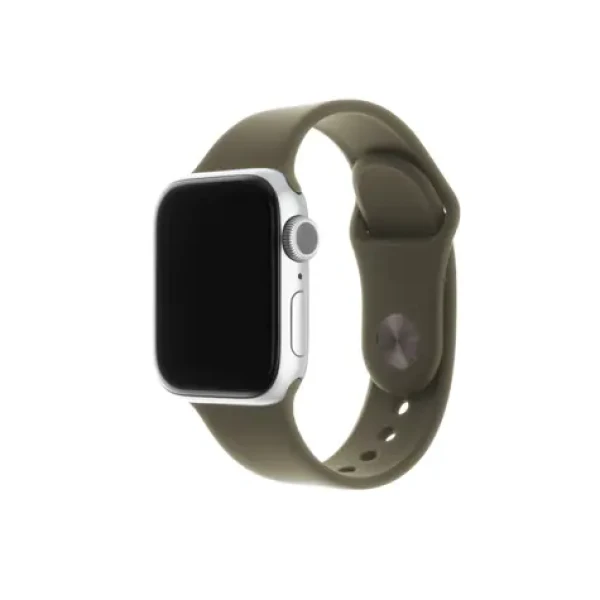 FIXED Silicone Strap Set silikónových remienkov pre Apple Watch 42 amp; 44 amp; 45 mm olivová (FIXSST-434-OL)