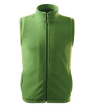 Next Fleecová vesta unisex trávovo zelená 2XL