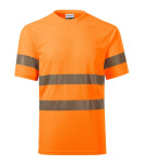 Tričko HV Dry unisex fluorescenčná oranžová S