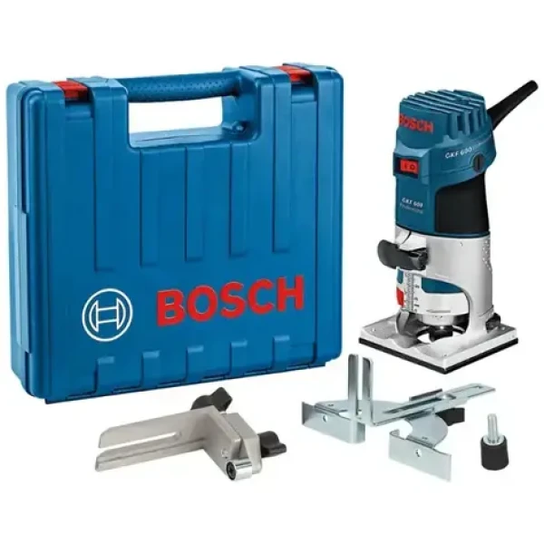 BOSCH GKF 600 Professional / Ohraňovacia frézka / 600W / 33.000 ot-min / klieština 6 mm (060160A100)
