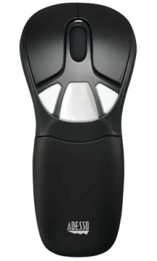 Adesso iMouse P30GO PLUS čierna / bezdrôtová myš / laserová / gyroskop / 2400DPI / 6 tlačidiel / 2.4GHz (iMouse P30)