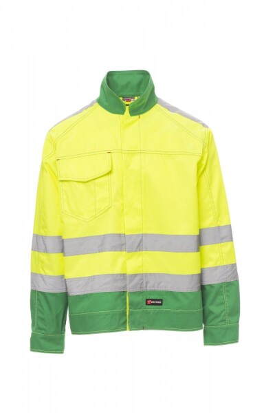 Bunda Payper SAFE HI-VI Farba: Žltá Fluo/ Zelená, Veľkosť: 2XL (001231033601020XXL)