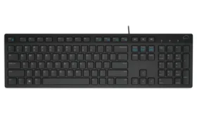 DELL KB-216 UA čierna / Multimediálna klávesnica / USB-A / UA layout (580-AHHE)