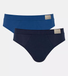 Pánske nohavičky GO Natural Brief C2P - BLUE - modré M008 - SLOGGI BLUE S