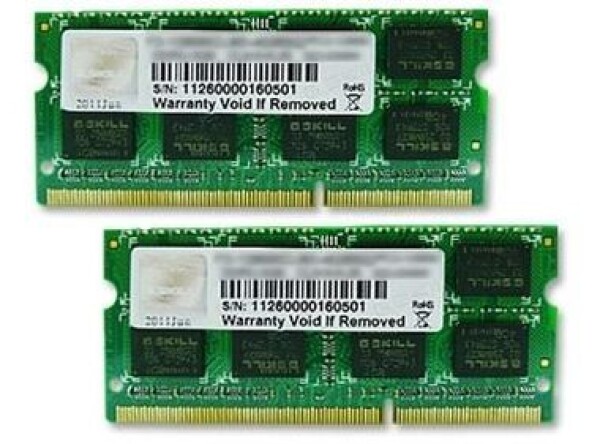 G.Skill 8GB (1x8GB) 1333MHz / SO-DIMM / DDR3 / 9-9-9-28 / 1.5V (F3-10666CL9S-8GBSQ)