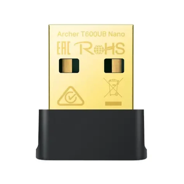 TP-LINK Archer T6000 USB Nano čierna / USB WiFi BT adaptér / 433 +200 Mbps / Bluetooth 4.2 (Archer T600UB Nano)