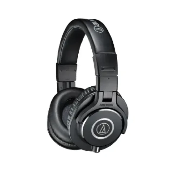 AUDIO-TECHNICA ATH-M40x / Uzavreté slúchadlá / 3 m kábel / 3,5 mm jack + 6,3 mm adaptér / Čierna (ATH-M40x)