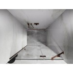 MEXEN/S - Lunar sprchové dvere krídlové pravé 90, transparent, ružové zlato 834-090-000-60-00-P