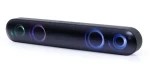 Gembird SPKBT-BAR400L čierna / Soundbar / Bluetooth 5.0 / LED podsvietenie / 2x5W / microSD (SPKBT-BAR400L)