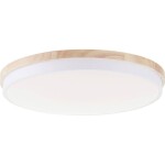 Brilliant G80846/75 Baarlo LED stropné svietidlo LED pevne zabudované LED osvetlenie 36 W biela (matná), drevo; G80846/75