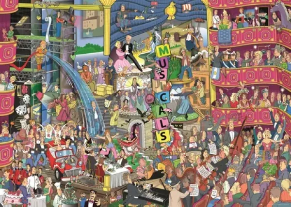 HEYE Puzzle Najlepšie muzikály